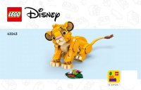 LEGO onderdeel Simba the Lion King Cub 43243-1