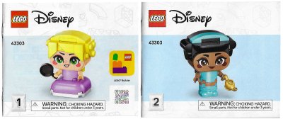 LEGO part Mini Jasmine & Rapunzel (43303-1)