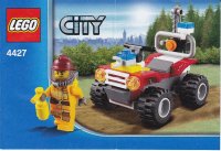 LEGO part Fire ATV 4427-1