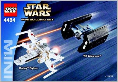 LEGO part X-wing Fighter & TIE Advanced - Mini (4484-1)