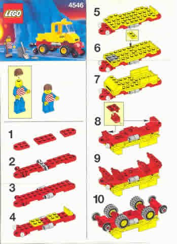 LEGO part Road and Rail Maintenance (4546-1)