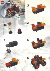 LEGO part Red Monster 4592-1