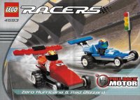 LEGO part Zero Hurricane & Red Blizzard 4593-1