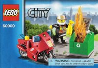 LEGO part Fire Motorcycle 60000-1