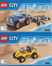 LEGO part Dune Buggy Trailer 60082-1