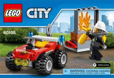 LEGO part Fire ATV (60105-1)