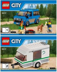 LEGO onderdeel Van & Caravan 60117-1