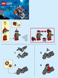LEGO part Fire Stunt Bike 60311-1