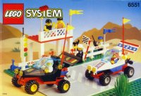 LEGO part Checkered Flag 500 6551-1
