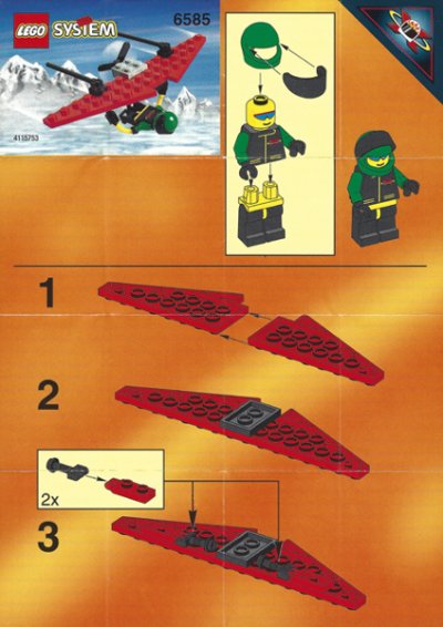 LEGO part Hang-Glider (6585-1)