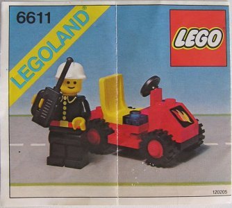LEGO onderdeel Fire Chief's Car (6611-1)