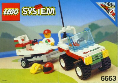 LEGO part Wave Rebel (6663-1)