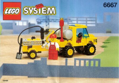 LEGO part Pothole Patcher (6667-1)