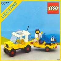 LEGO onderdeel Motocross Racing 6677-1