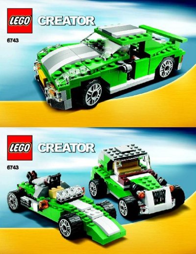 LEGO part Street Speeder (6743-1)