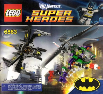 LEGO part Batwing Battle Over Gotham City (6863-1)