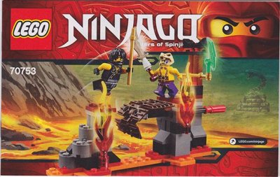 LEGO part Lava Falls (70753-1)