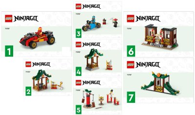 LEGO part Creative Ninja Brick Box (71787-1)
