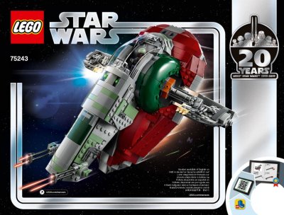 LEGO part Slave I - 20th Anniversary Edition (75243-1)