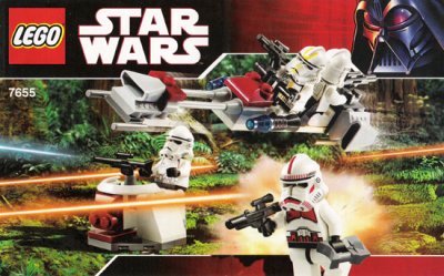LEGO part Clone Troopers Battle Pack (7655-1)