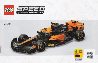 LEGO part 2023 McLaren Formula 1 Car (76919-1)