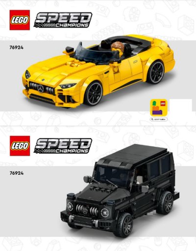 LEGO part Mercedes-AMG G 63 & Mercedes-AMG SL 63 (76924-1)