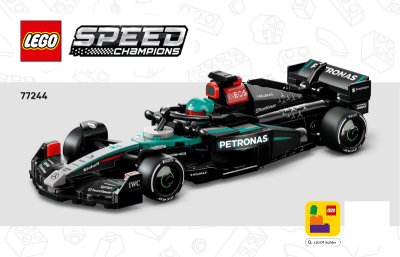 LEGO part Mercedes-AMG PETRONAS F1 Team W15 E Performance (77244-1)