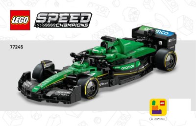 LEGO part Aston Martin Aramco F1 AMR24 (77245-1)