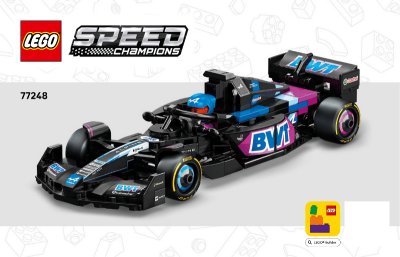 LEGO part BWT Alpine F1 Team A524 (77248-1)