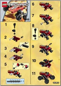 LEGO part Volcano Climber 8003-1