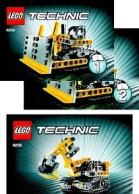 LEGO part Mini Bulldozer 8259-1