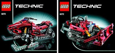 LEGO part Snowmobile (8272-1)