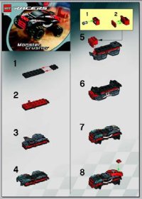 LEGO part Monster Crusher 8642-1