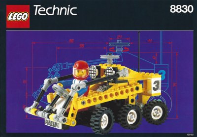 LEGO part Rally 6-Wheeler (Moon Buggy) (8830-1)
