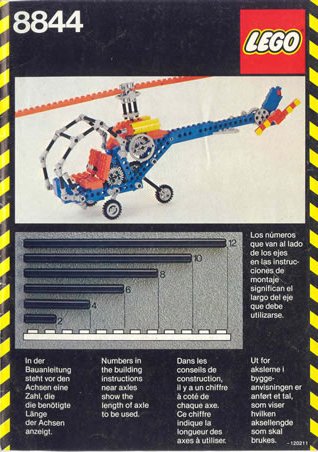 LEGO part Helicopter (8844-1)