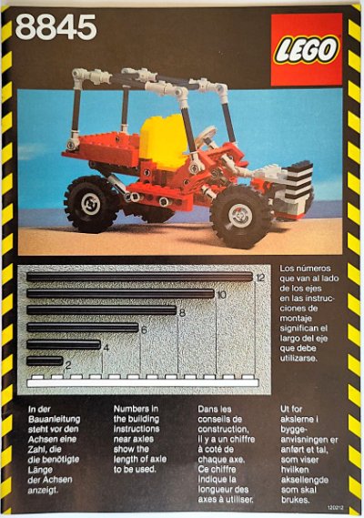 LEGO part Dune Buggy (8845-1)