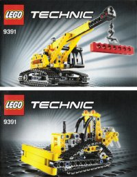 LEGO part Crawler Crane (Tracked Crane) 9391-1