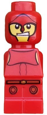 LEGO part Microfigure Minotaurus Gladiator Red (4560457 / 6023427) 85863pb017