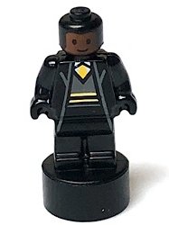 LEGO part Hufflepuff Student Statuette / Trophy #2, Reddish Brown Face 90398pb031
