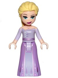 LEGO part Elsa - Lavender and Medium Lavender Dress dp071