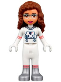 LEGO part Friends Olivia (Nougat) - White Spacesuit frnd0518