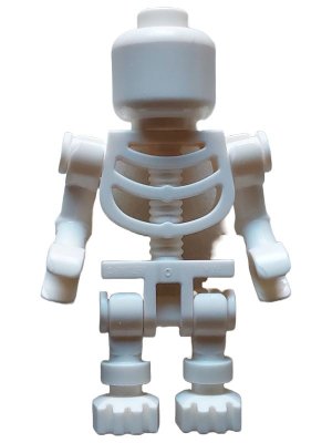 LEGO onderdeel Skeleton - Plain Head, Bent Arms (gen172)