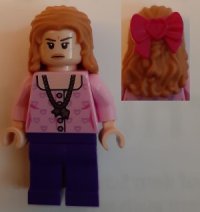 LEGO part Lavender Brown - Bright Pink Blouse hp226