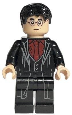 LEGO part Harry Potter - Dark Red Shirt and Tie, Black Robe (hp232)