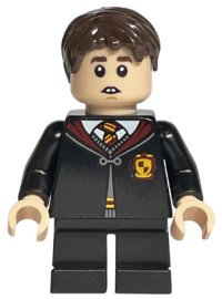 LEGO part Neville Longbottom - Gryffindor Robe Clasped, Black Short Legs hp299