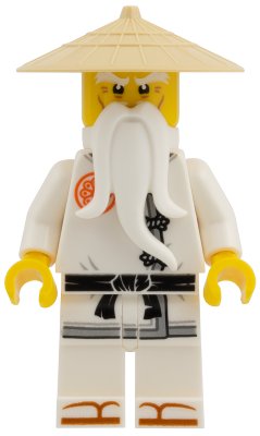 LEGO onderdeel Wu Sensei - Golden Weapons Legacy Update (njo0996)
