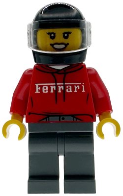 LEGO part Ferrari SF90 XX Stradale Driver (sc142)