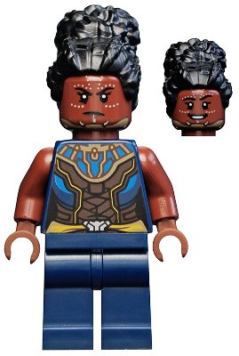 LEGO part Shuri - Dark Blue Top (sh0735)
