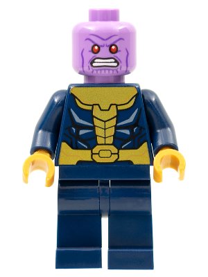 LEGO part Thanos - Dark Blue Legs Plain, Dark Blue Arms (sh0761)