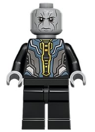 LEGO onderdeel Ebony Maw - Light Bluish Gray Head sh0827